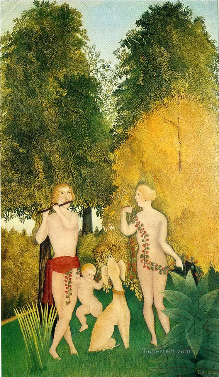 the happy quartet 1902 Henri Rousseau Post Impressionism Naive Primitivism Oil Paintings